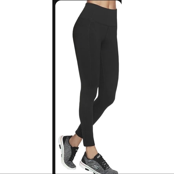 Skechers Women's Gowalk High Waisted Legging Black Size L - Picture 3 of 3